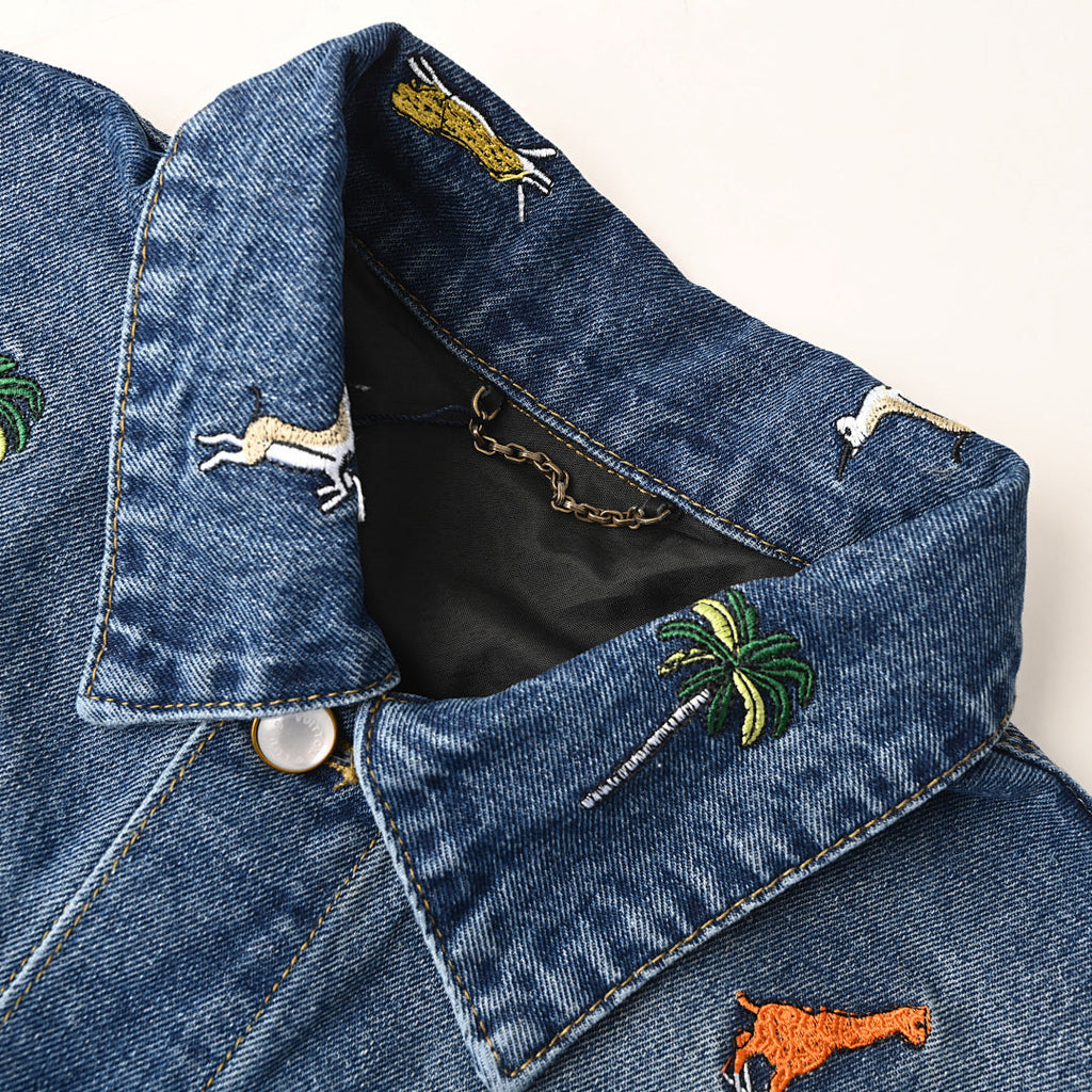 Louis Vuitton Spring/Summer '26 Denim Jacket & Set with Animal Embroidery