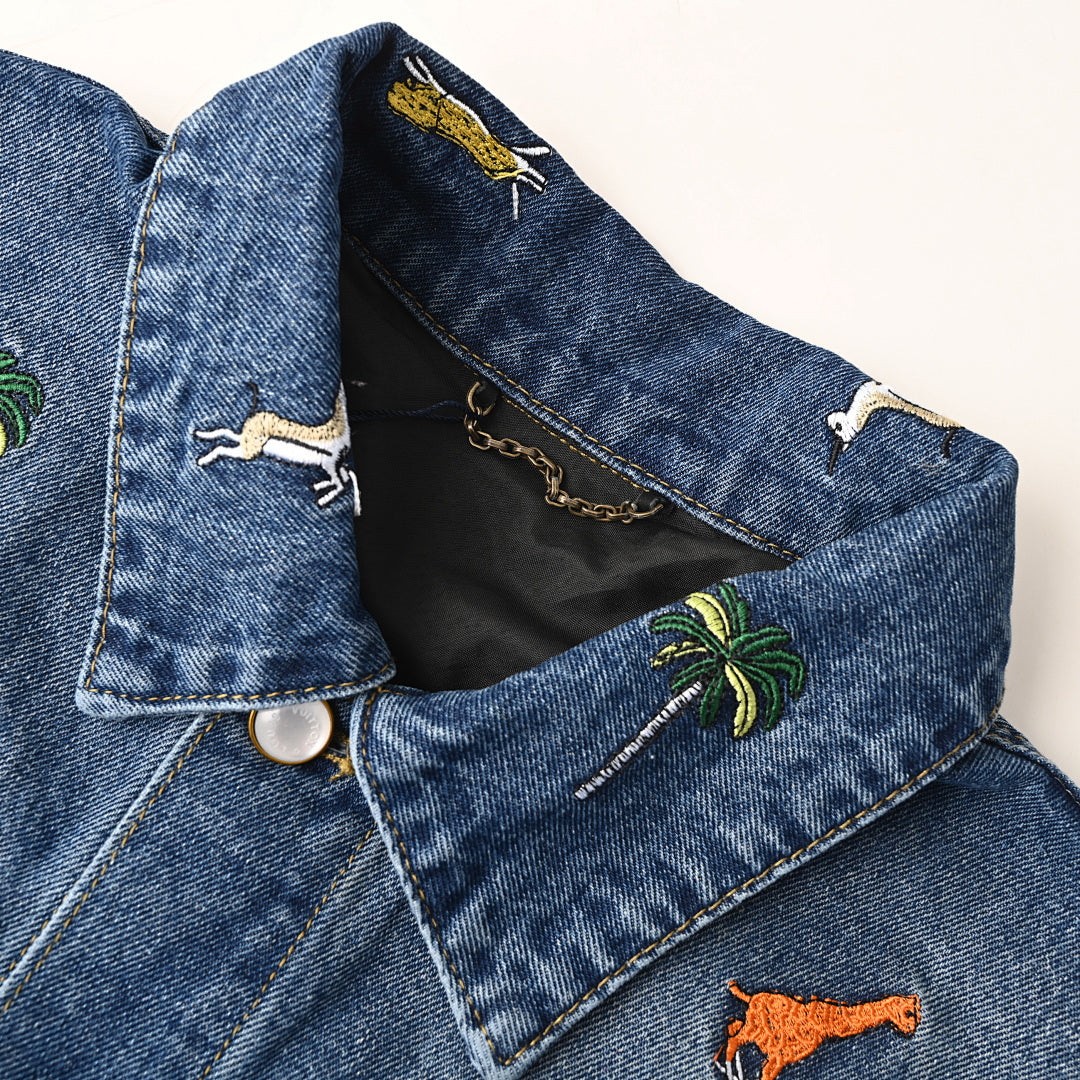 Louis Vuitton Spring/Summer '26 Denim Jacket & Set with Animal Embroidery