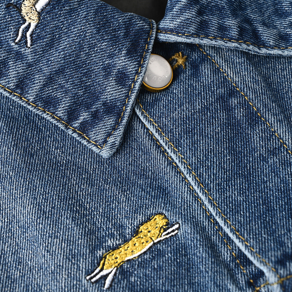Louis Vuitton Spring/Summer '26 Denim Jacket & Set with Animal Embroidery