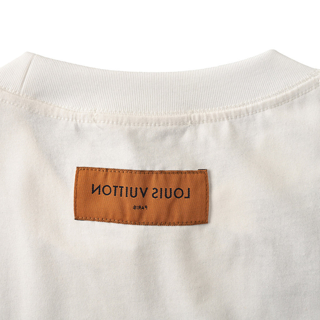Louis Vuitton Carriage Slogan Print Short-Sleeve T-Shirt