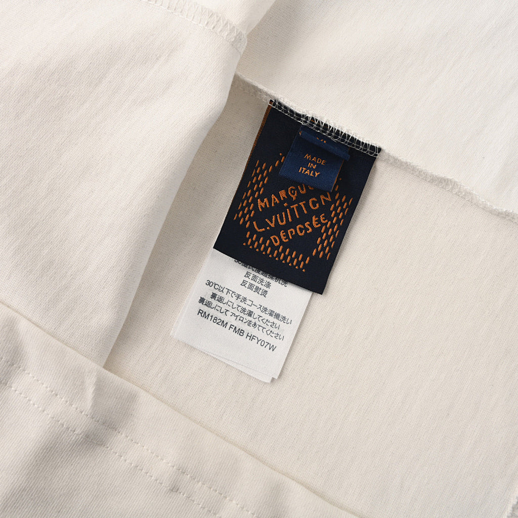 Louis Vuitton Carriage Slogan Print Short-Sleeve T-Shirt