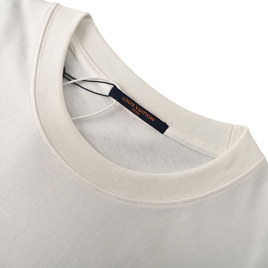 Louis Vuitton Embroidered Sailboat Short-Sleeve T-Shirt