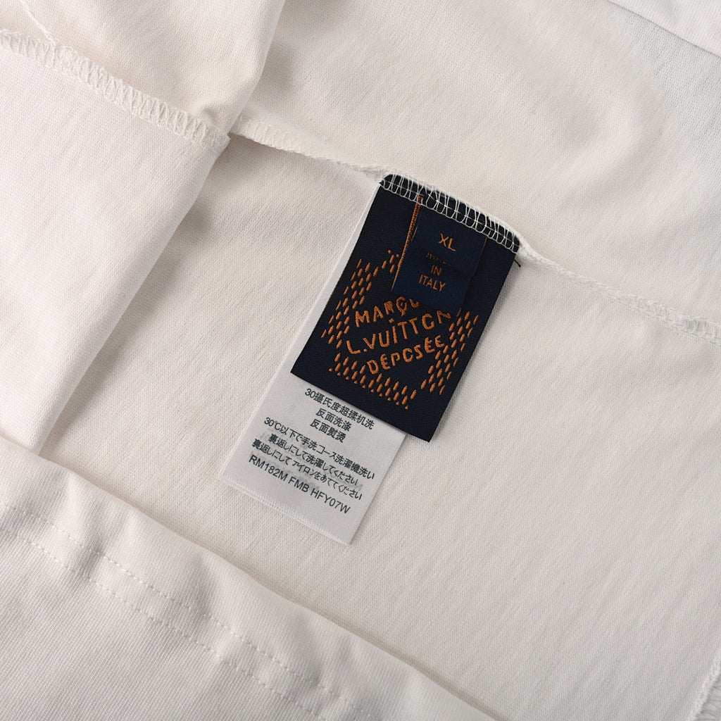 Louis Vuitton Embroidered Sailboat Short-Sleeve T-Shirt