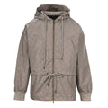 Louis Vuitton Monogram-Print Trench Coat-Style Zip Jacket with Cargo Pockets