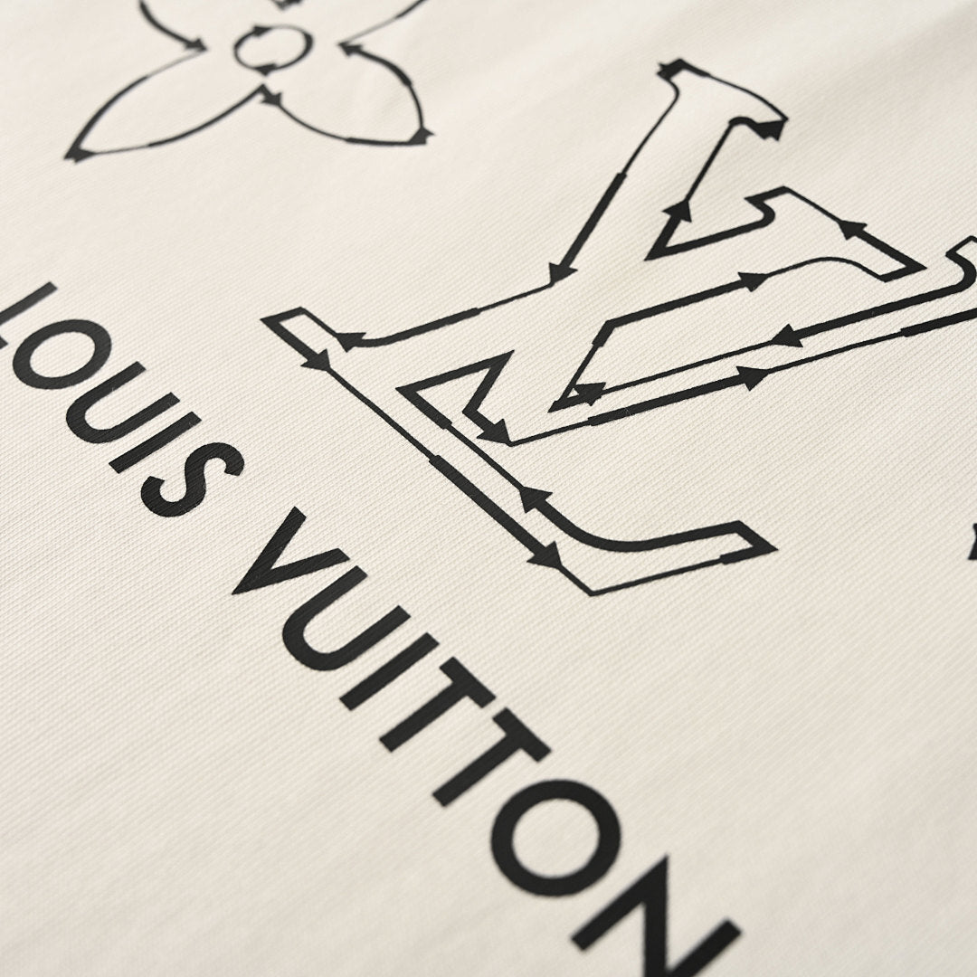 LOUIS VUITTON Bone Logo Short-Sleeve T-Shirt