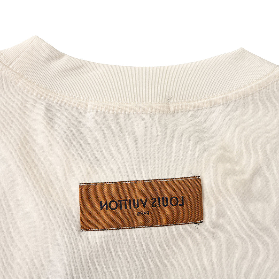 LOUIS VUITTON Bone Logo Short-Sleeve T-Shirt