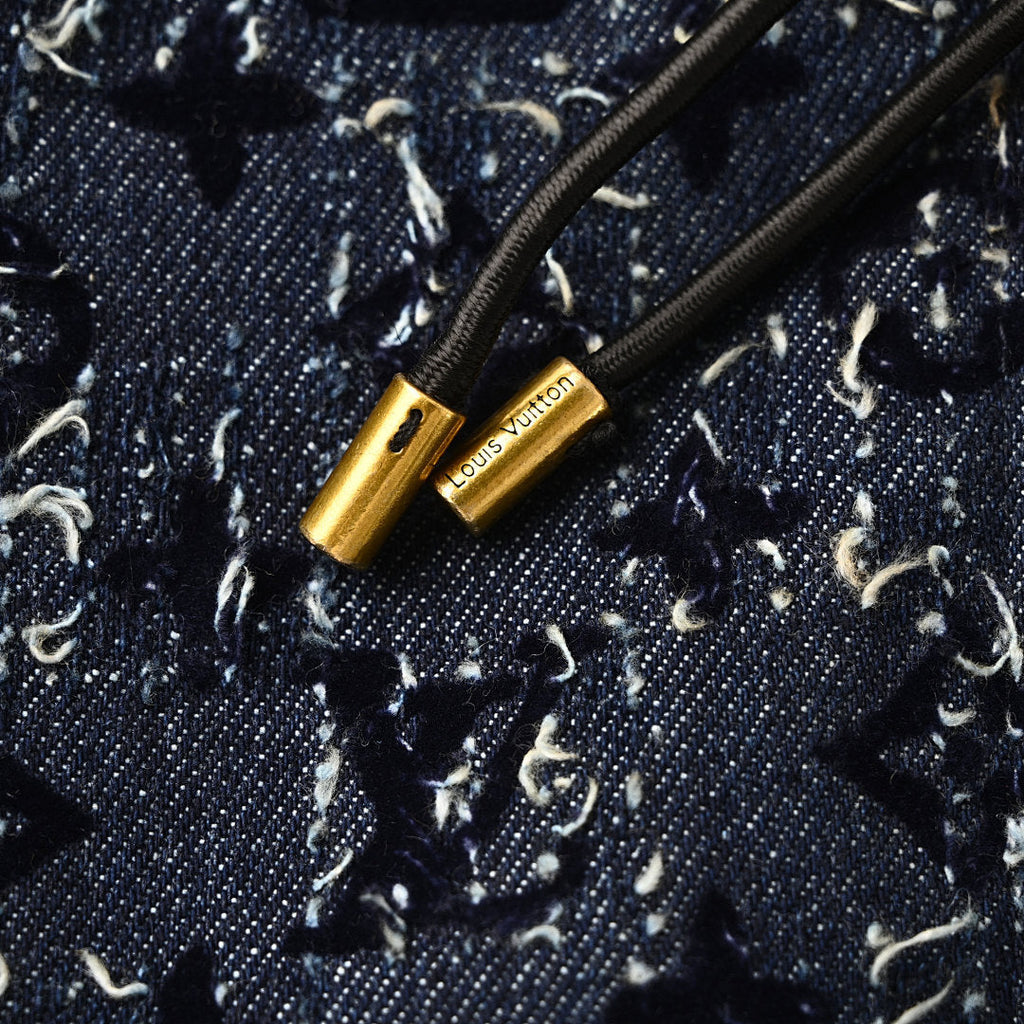 Louis Vuitton 25FW All-Over Flocked Jacquard Denim Jacket