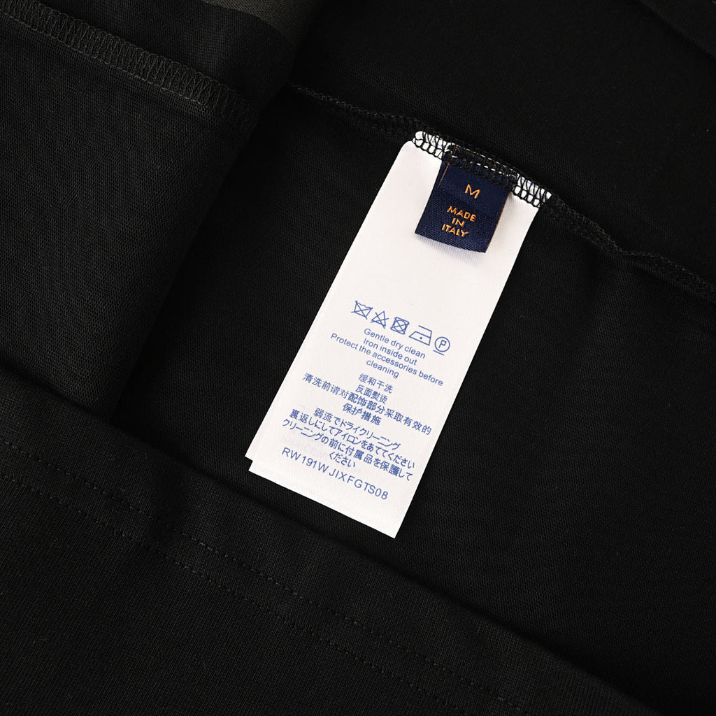 Louis Vuitton Gradient Shoulder-Letter Short-Sleeve T-Shirt