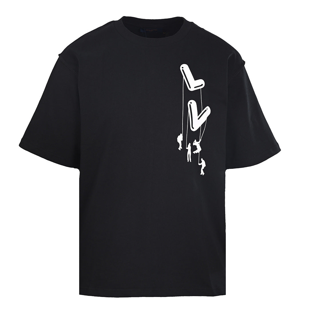 Louis Vuitton (LV) Paratrooper Print Short-Sleeve T-Shirt
