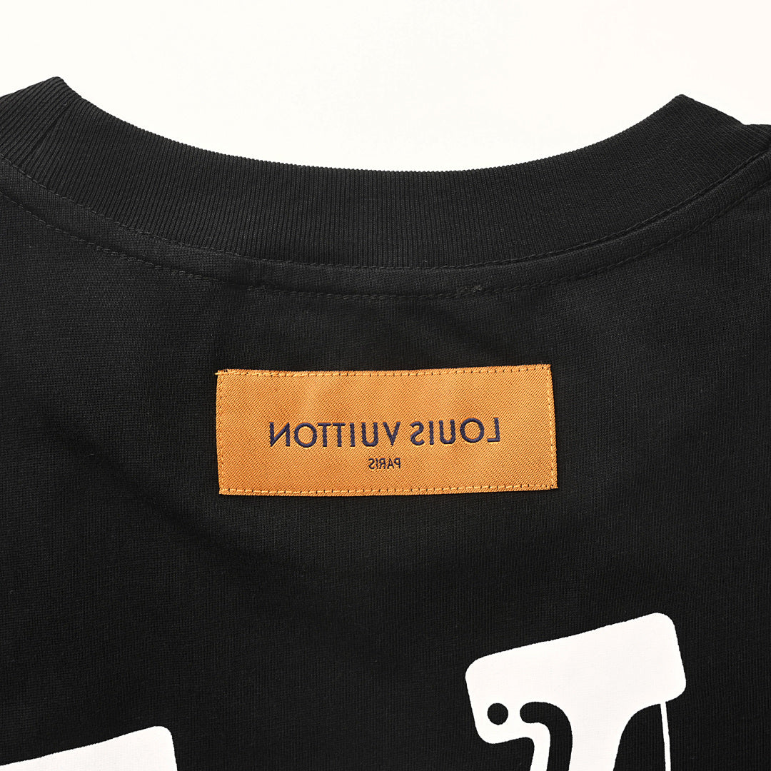 Louis Vuitton (LV) Paratrooper Print Short-Sleeve T-Shirt