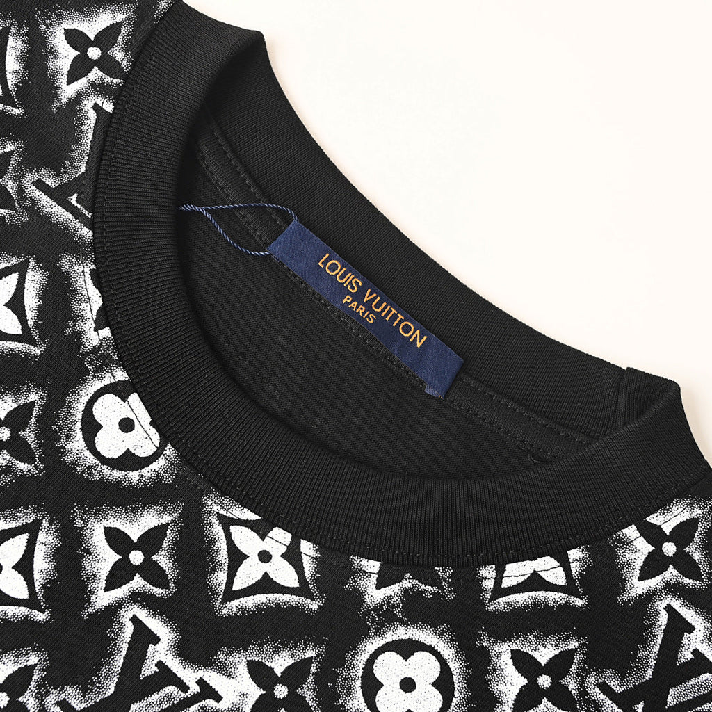 Louis Vuitton All-Over Logo Short-Sleeve T-Shirt