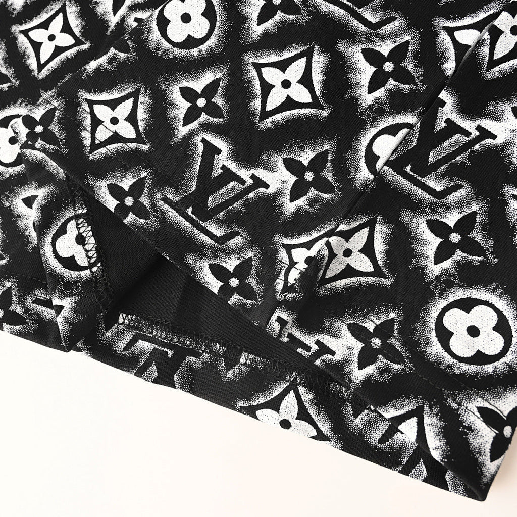 Louis Vuitton All-Over Logo Short-Sleeve T-Shirt