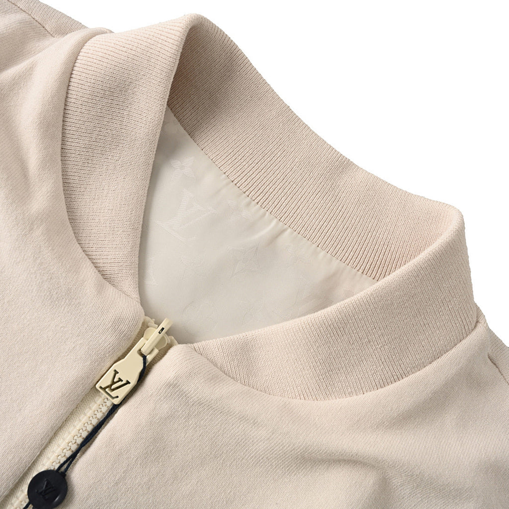 Louis Vuitton Tricolor Monogram Reversible Bomber Jacket
