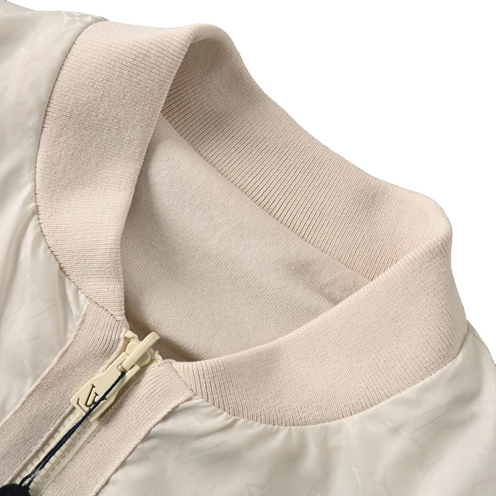 Louis Vuitton Tricolor Monogram Reversible Bomber Jacket