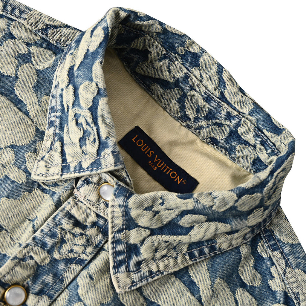 Louis Vuitton x Nigo Burnout Denim Work Jacket