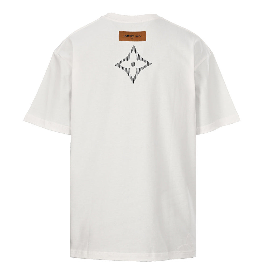 Louis Vuitton Flocked Logo Short-Sleeve T-Shirt
