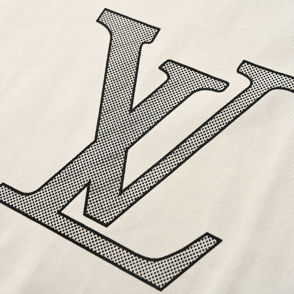 Louis Vuitton Flocked Logo Short-Sleeve T-Shirt