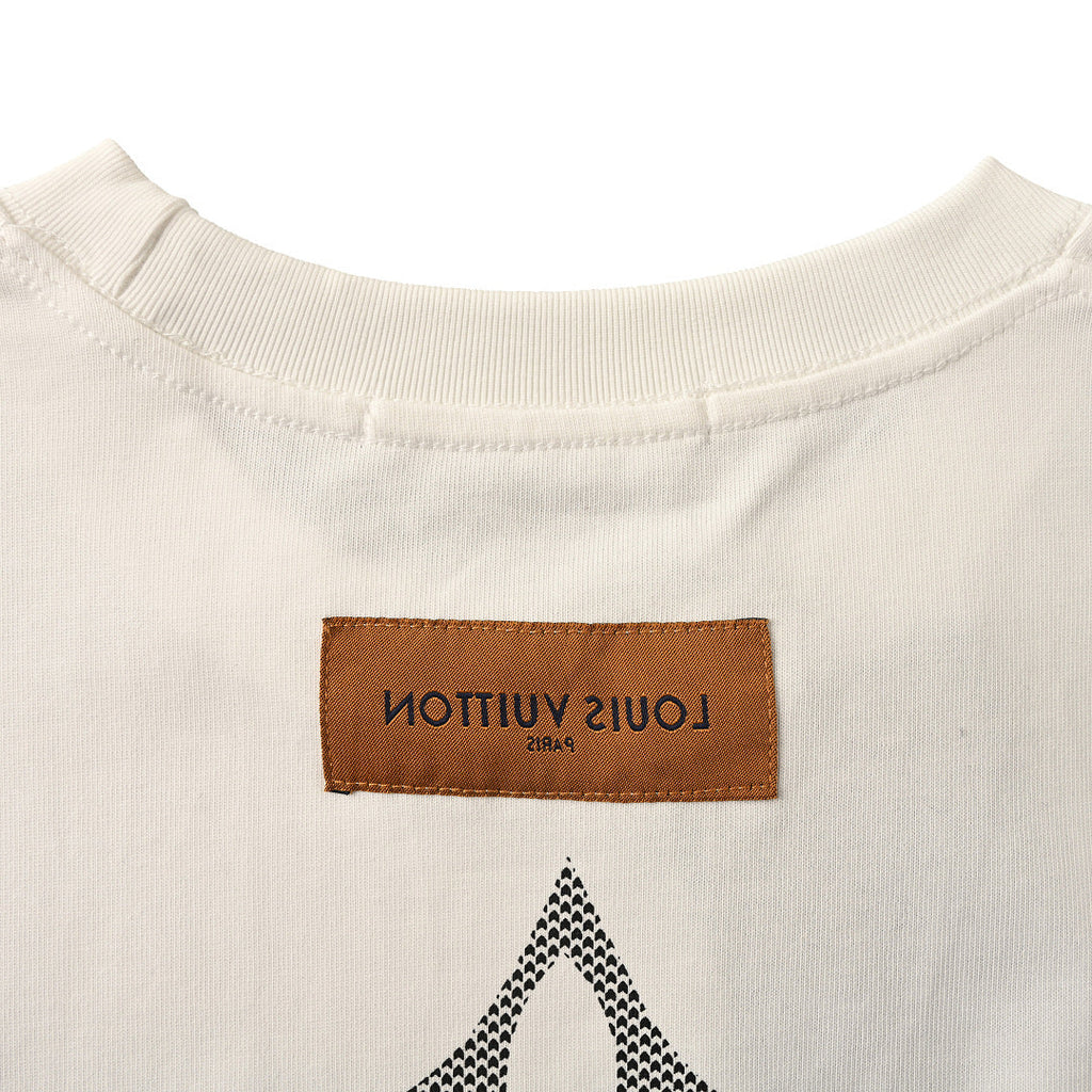 Louis Vuitton Flocked Logo Short-Sleeve T-Shirt