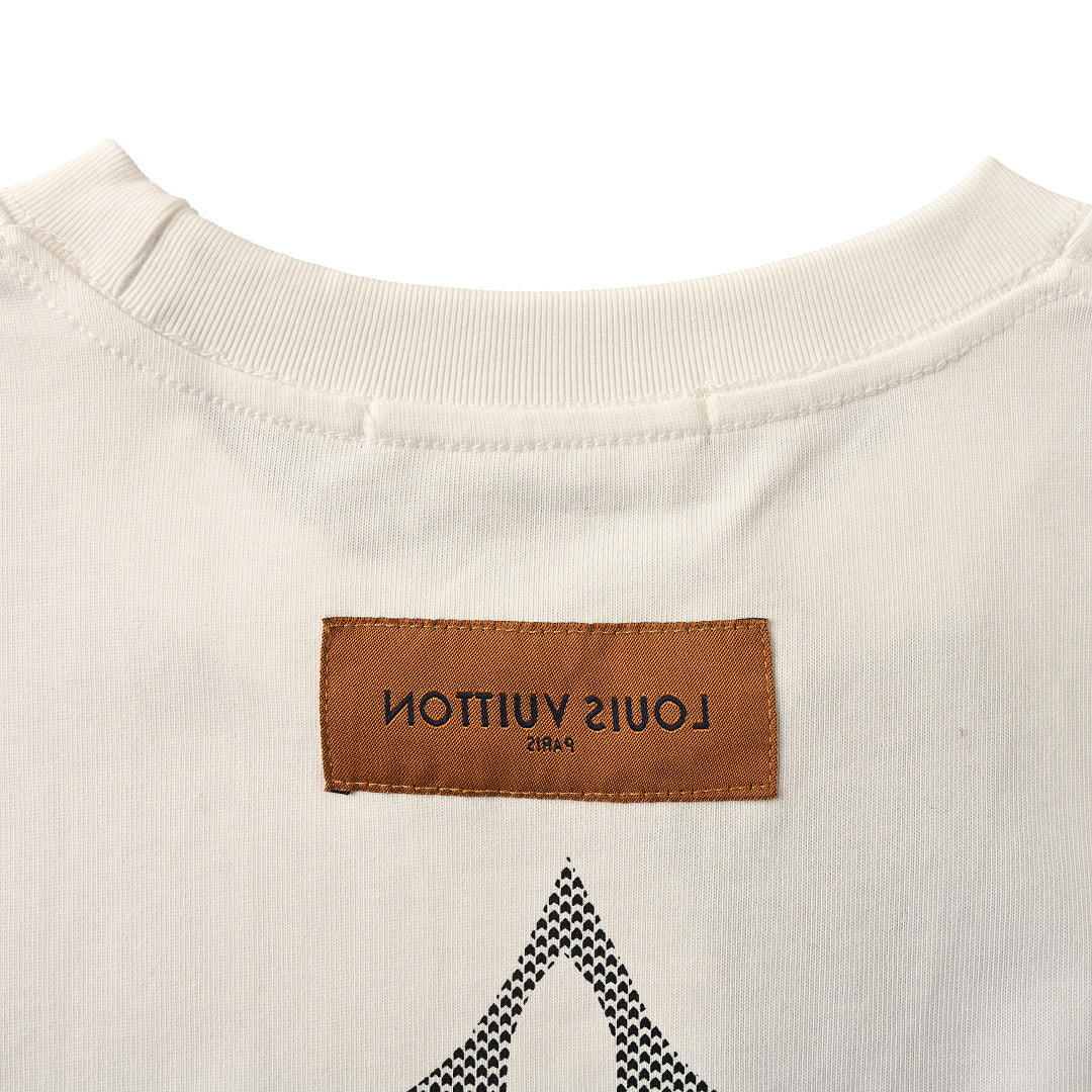 Louis Vuitton Flocked Logo Short-Sleeve T-Shirt