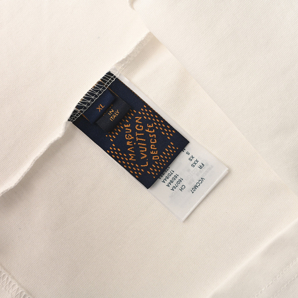 Louis Vuitton Flocked Logo Short-Sleeve T-Shirt