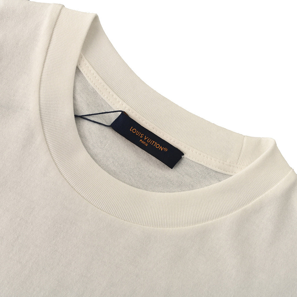 Louis Vuitton Embroidered Sailboat Short-Sleeve T-Shirt