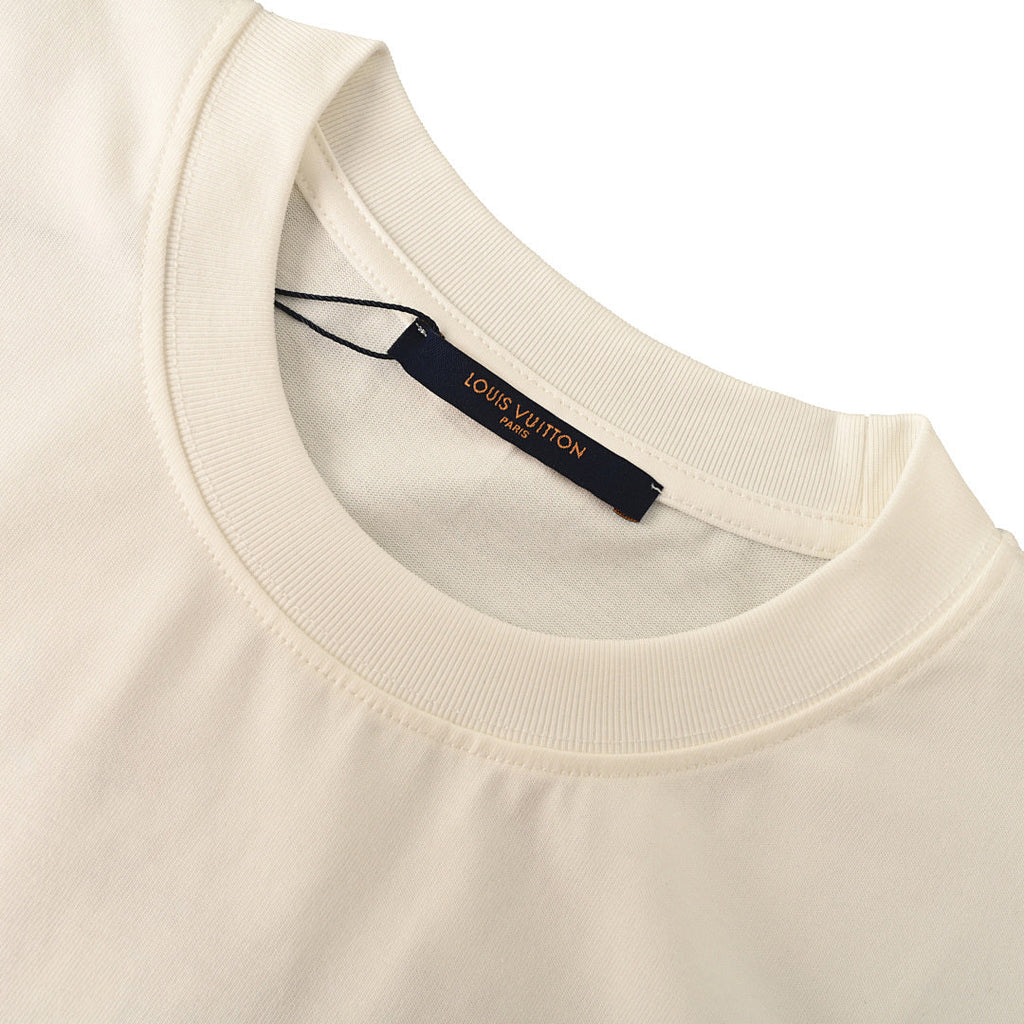 Louis Vuitton Embroidered Sailboat Short-Sleeve T-Shirt