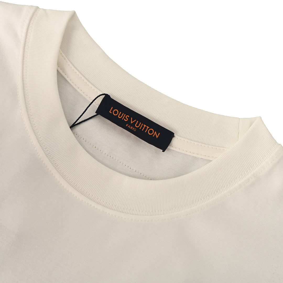 Louis Vuitton Embroidered Sailboat Short-Sleeve T-Shirt