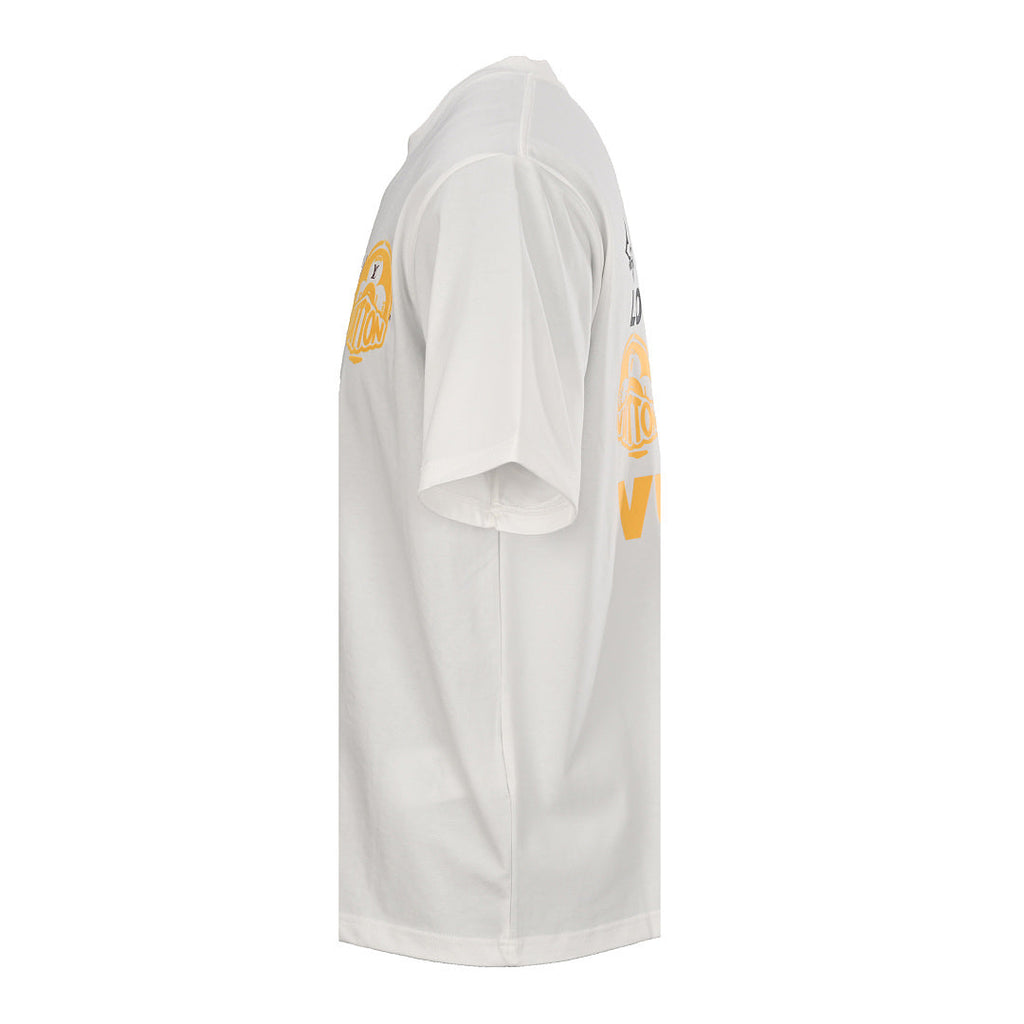 Louis Vuitton Crewneck Short-Sleeve T-Shirt with Front and Back Logo Print