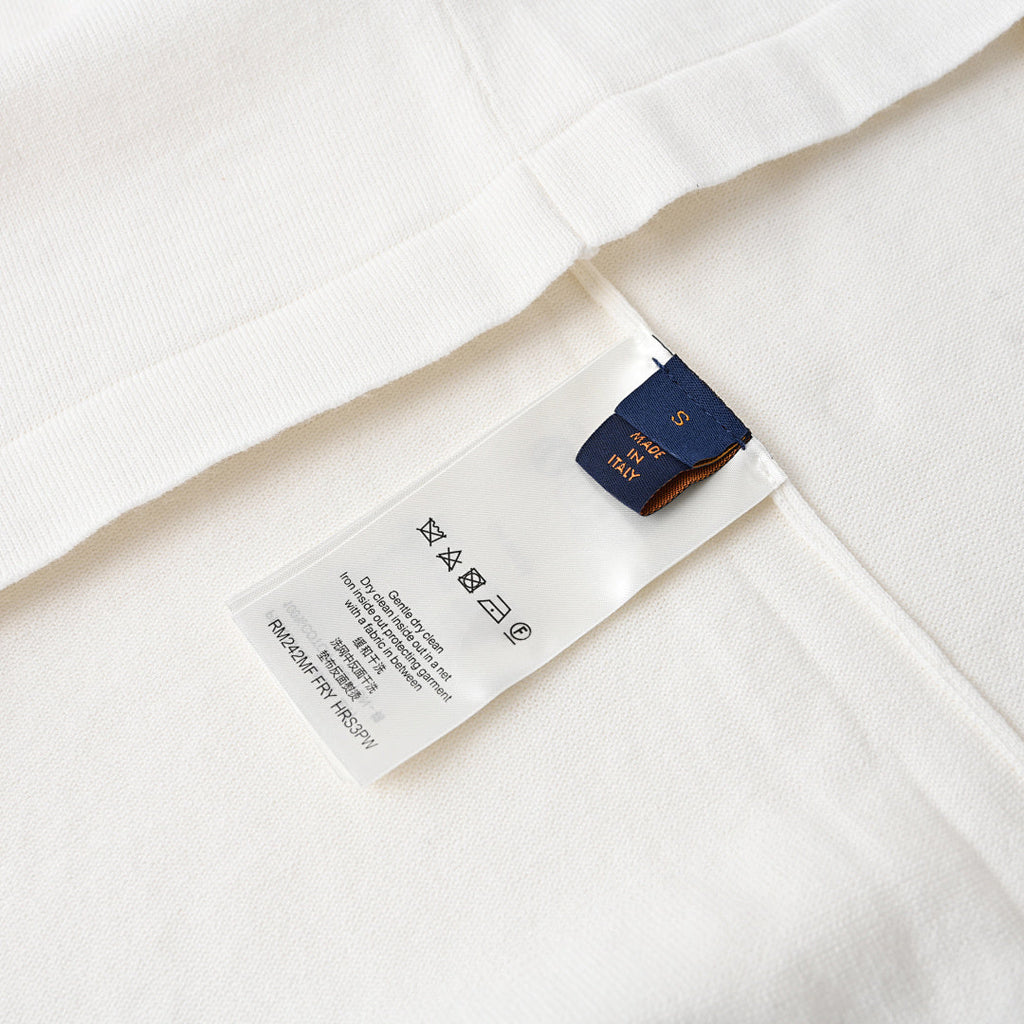Louis Vuitton Rope-Embroidered Short-Sleeve Knit T-Shirt