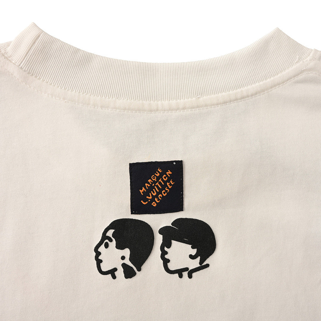 LOUIS VUITTON Bone Logo Short-Sleeve T-Shirt