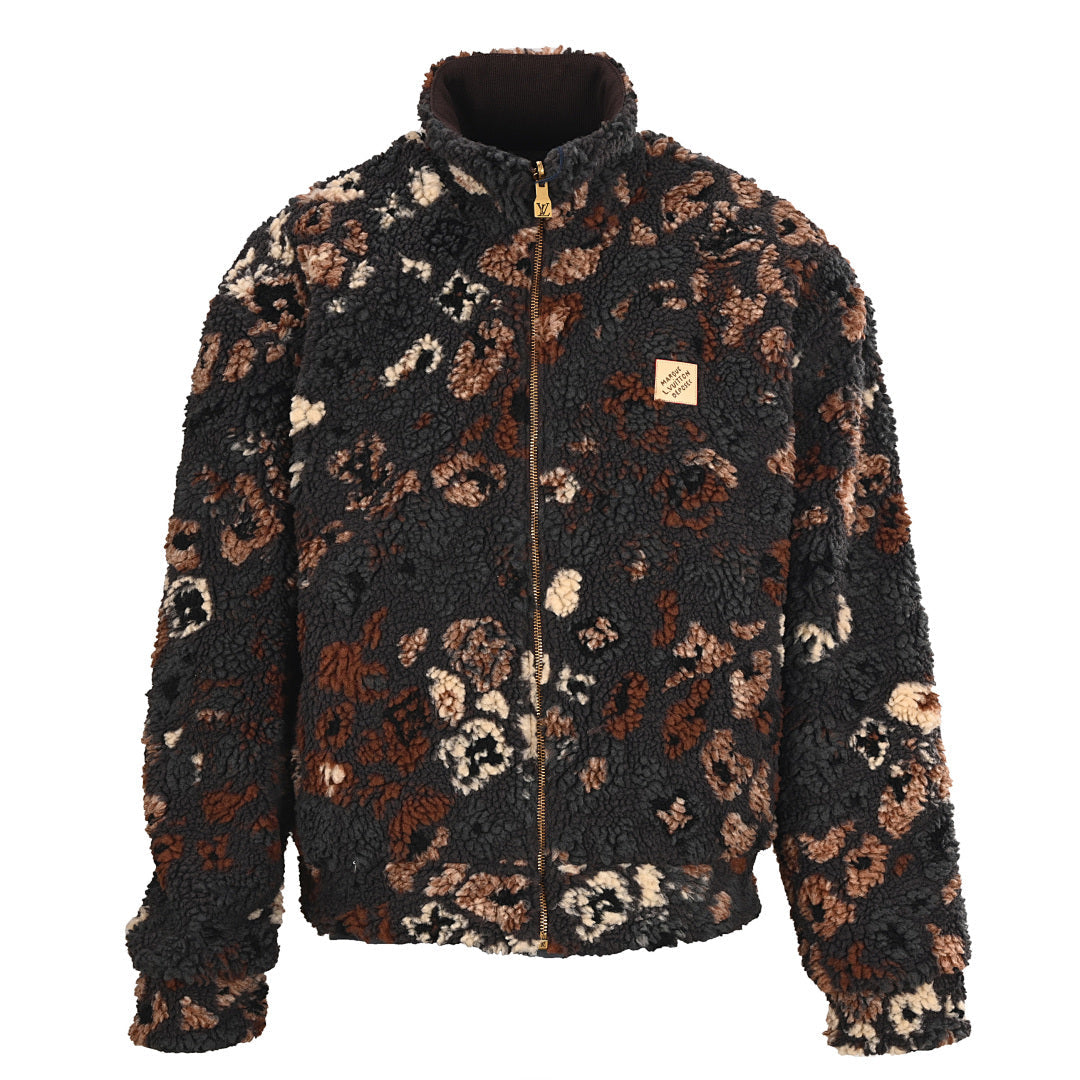 Louis Vuitton LV x NIGO Floral Reversible Fleece and Lambswool Jacket