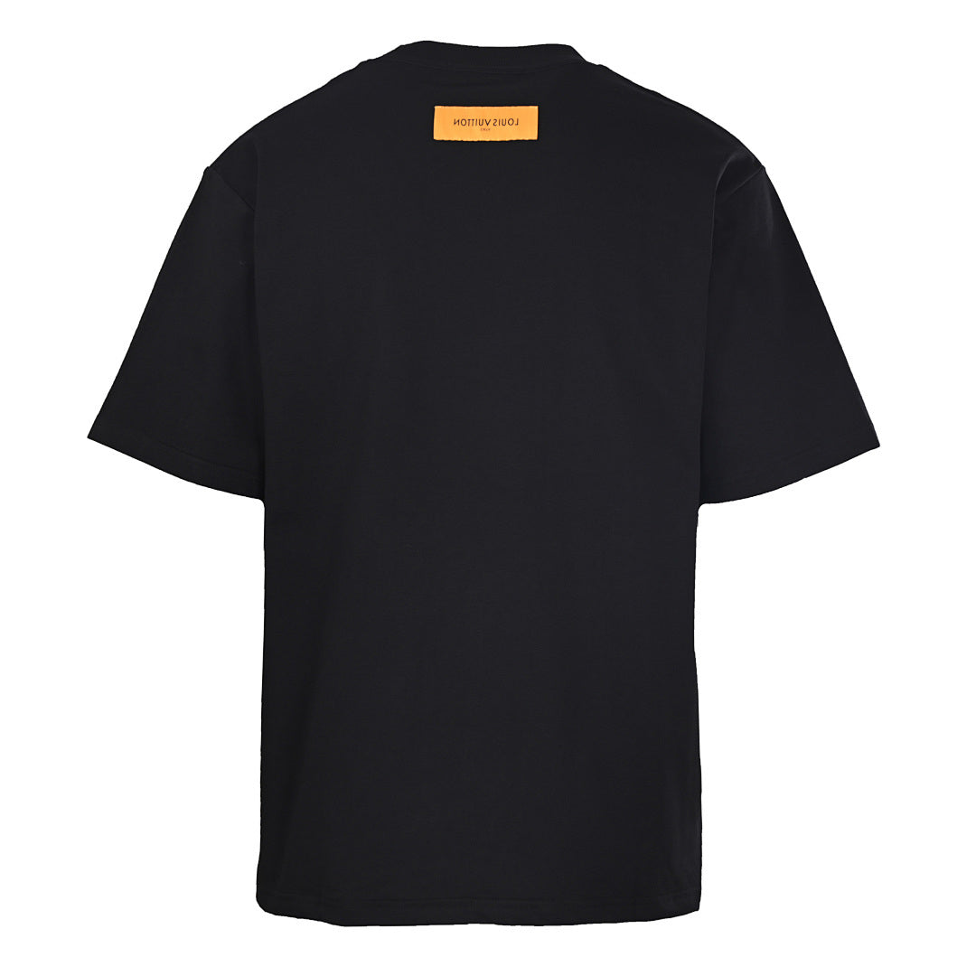 Louis Vuitton "Cloud" Monogram Short-Sleeve T-Shirt with Large Foam-Print Lettering