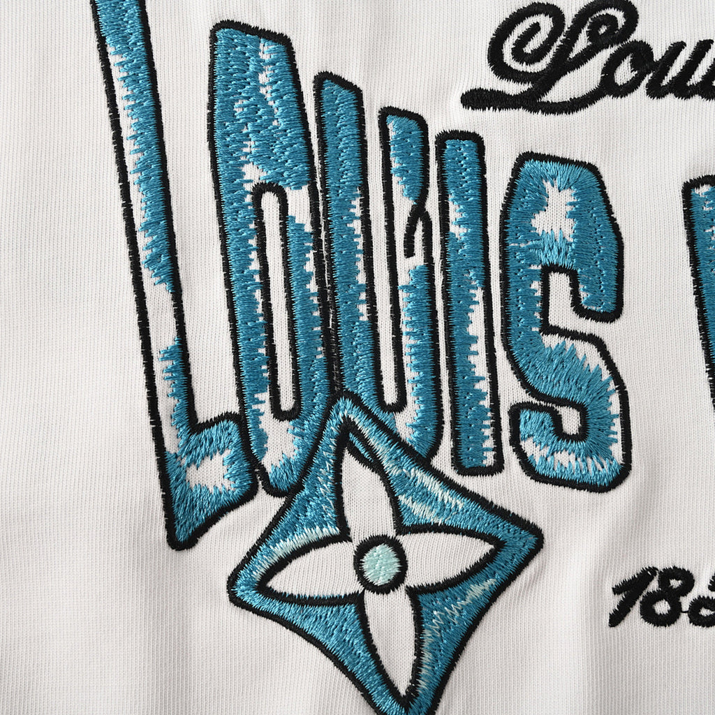 LOUIS VUITTON Bone Logo Short-Sleeve T-Shirt