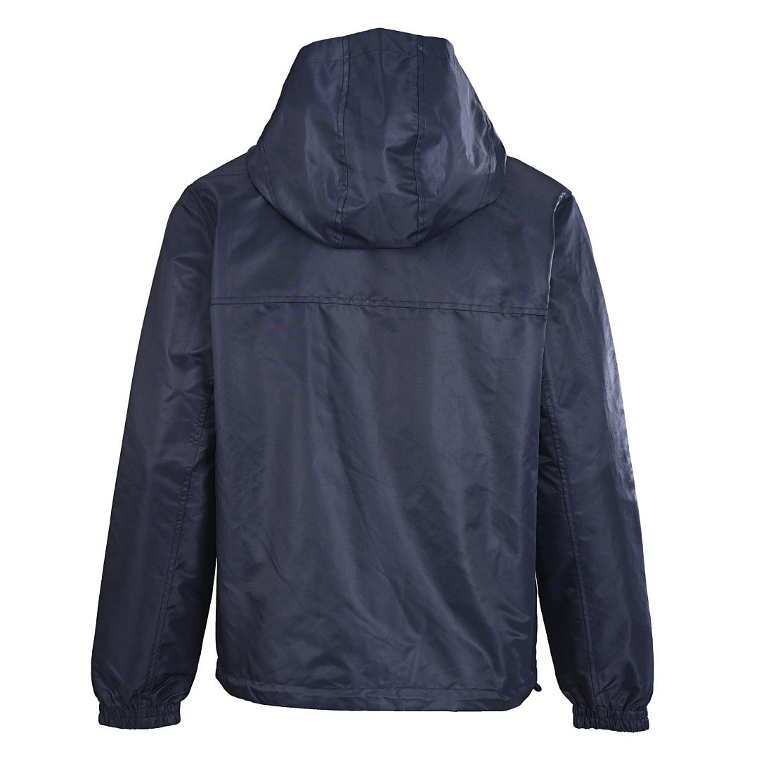 Louis Vuitton Reversible Windbreaker Jacket featuring Leather Logo Patch and Tonal Jacquard Pattern