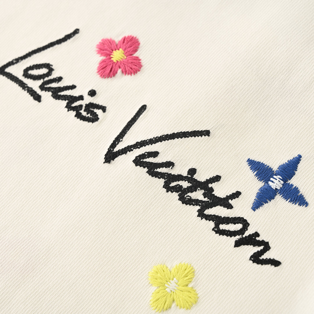 Louis Vuitton Colorful Embroidered T-Shirt