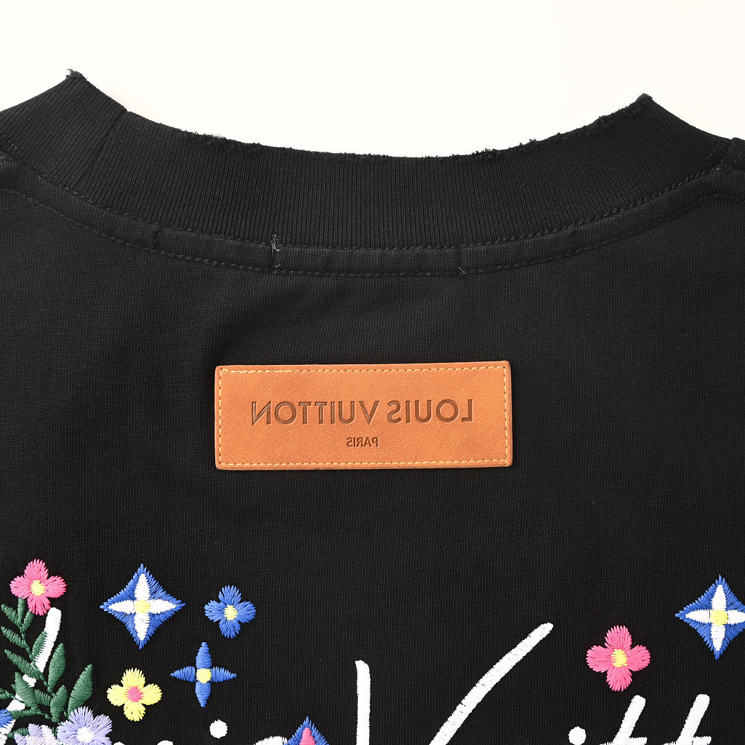 Louis Vuitton Colorful Embroidered T-Shirt