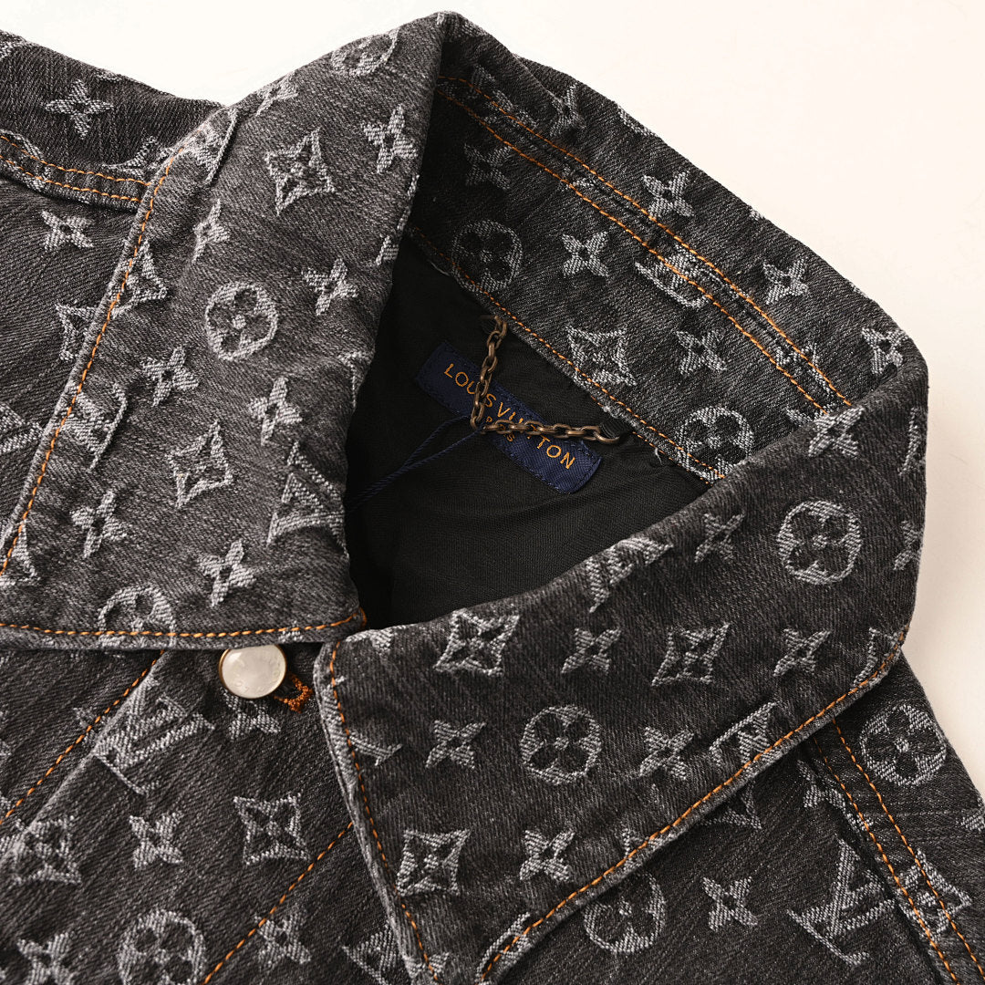 Louis Vuitton FA All-Over Monogram Denim Jacket