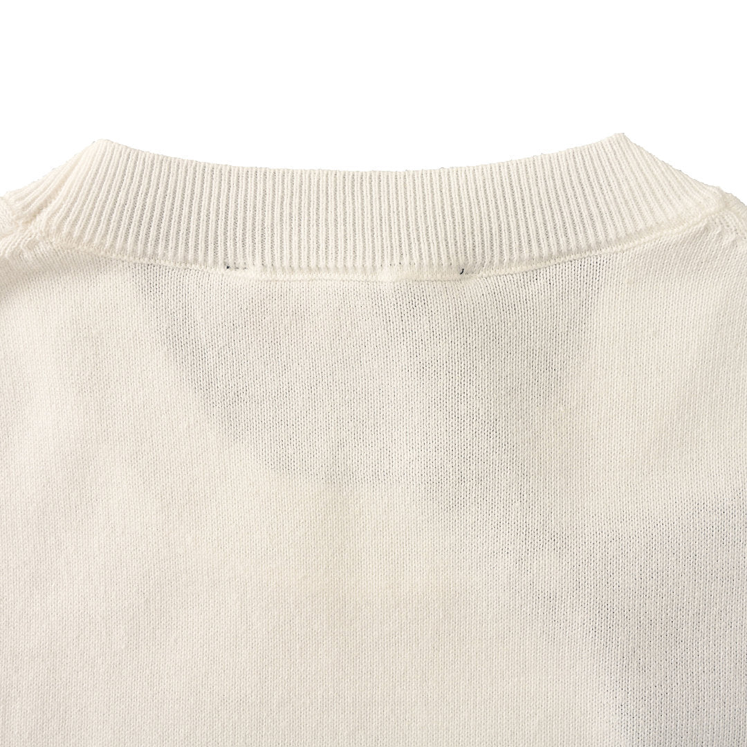 Louis Vuitton x Nigo Collaboration Embroidered Knit T-Shirt