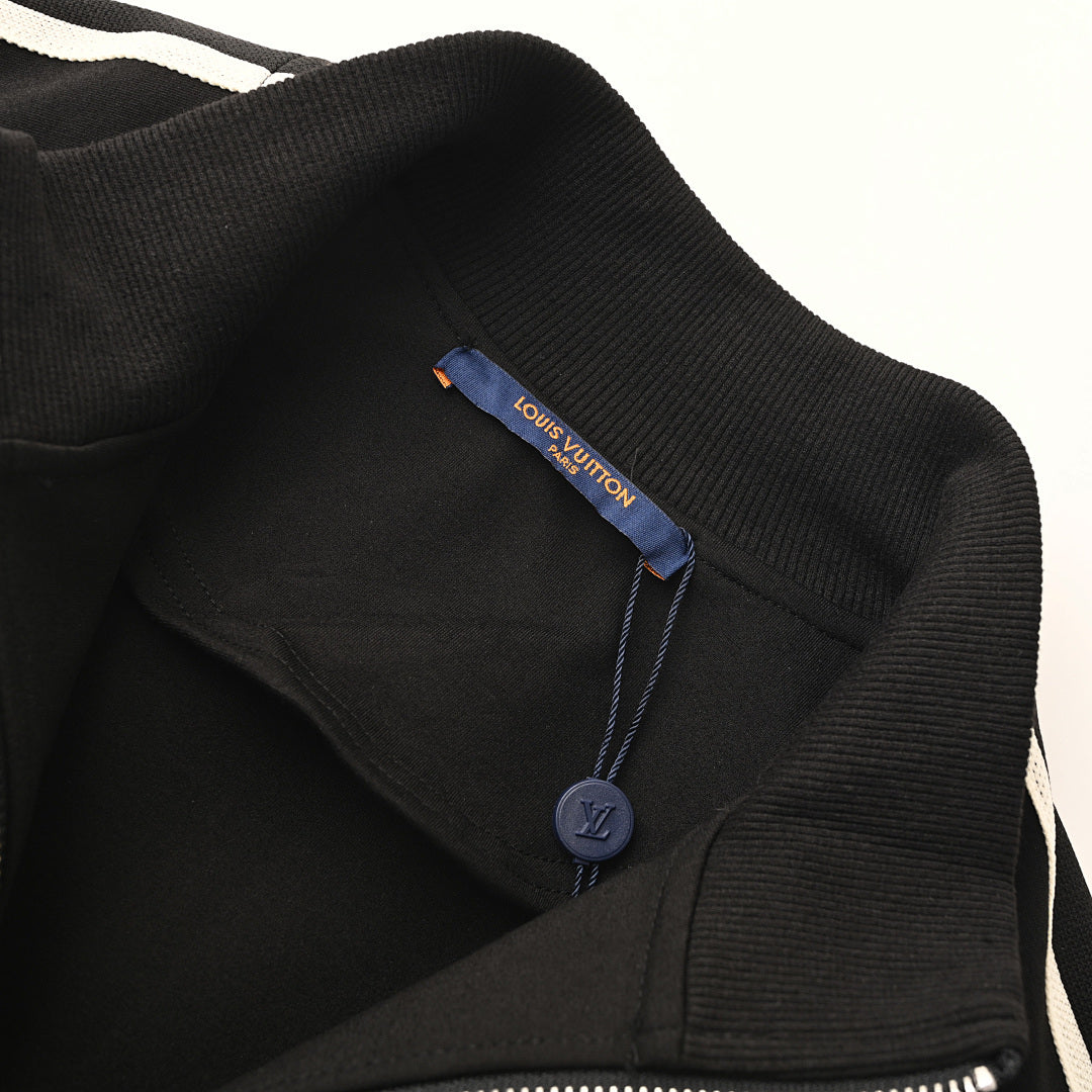 Louis Vuitton Zip Jacket with Chest-Set Diamonds