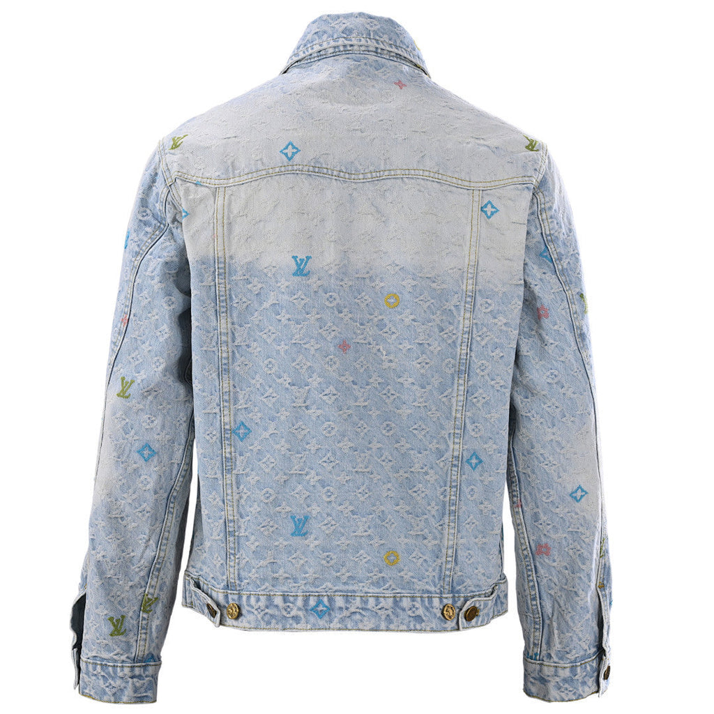 Louis Vuitton x — Collaboration Candy-Embroidered Denim Jacket