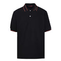 GUCCI Ribbed Jacquard Short-Sleeve Polo Shirt