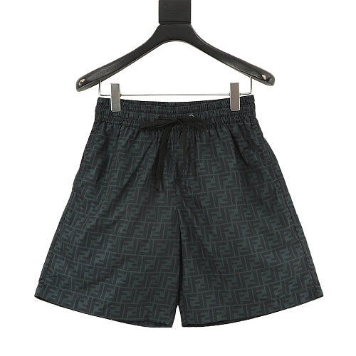 Fendi Double-F Monogram Print Shorts