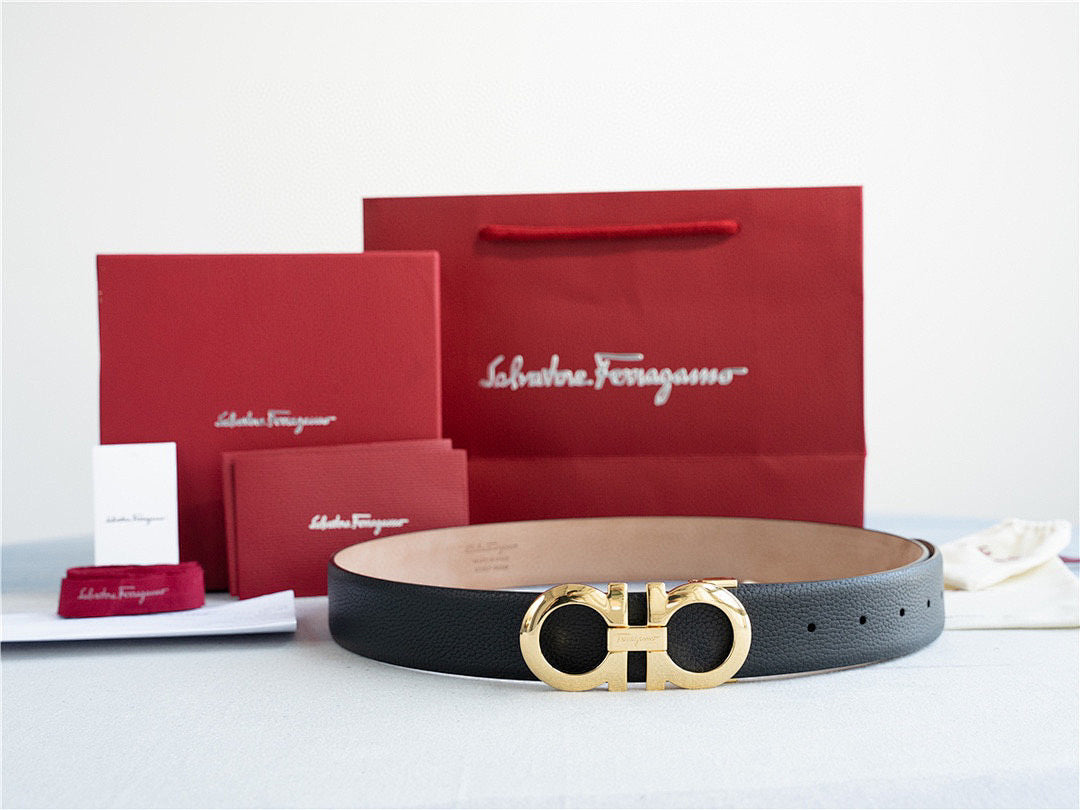 Ferragamo Classic Leather Belt