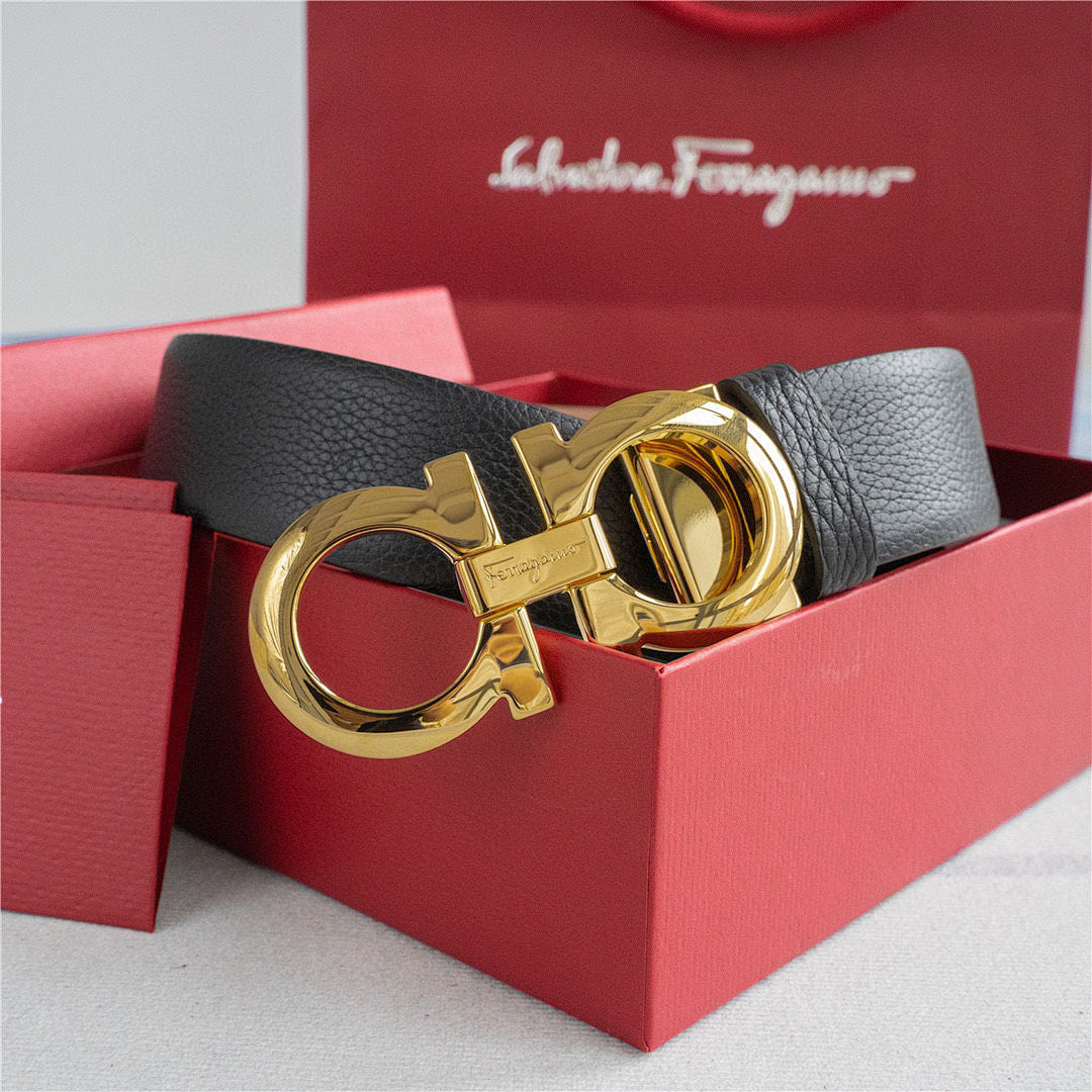 Ferragamo Classic Leather Belt