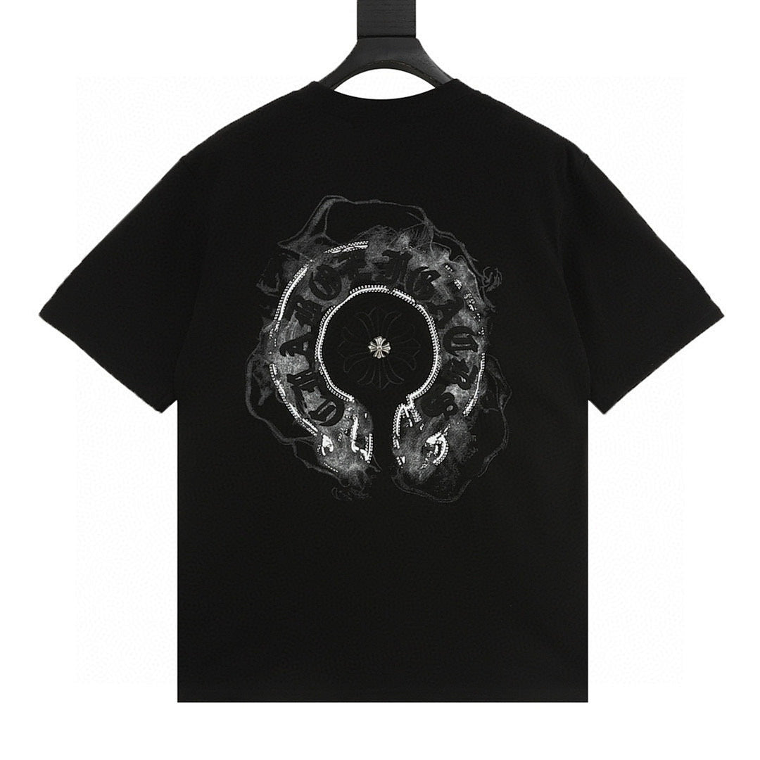 Chrome Hearts Front & Back Horseshoe T-Shirt