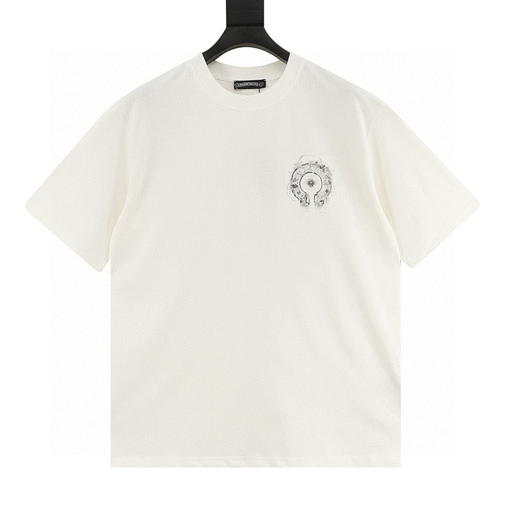 Chrome Hearts Front & Back Horseshoe T-Shirt