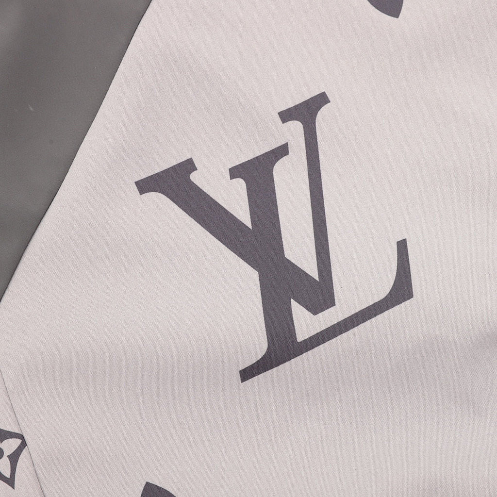 Louis Vuitton Monogram Patchwork Full-Print Trench Coat-Style Zip Jacket