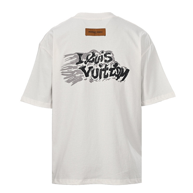 LOUIS VUITTON Bone Logo Short-Sleeve T-Shirt