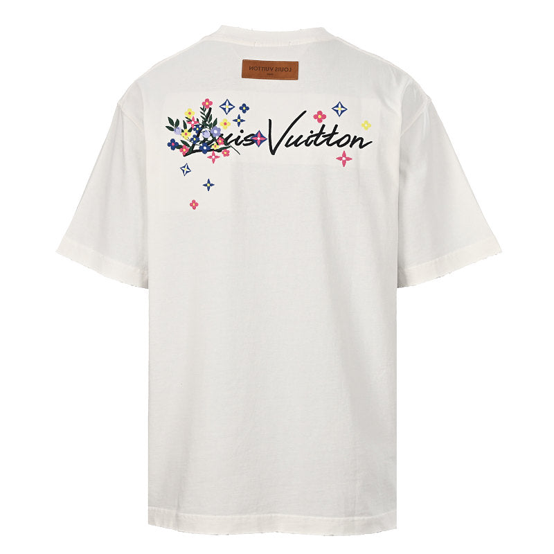 Louis Vuitton Colorful Embroidered T-Shirt