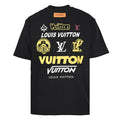 Louis Vuitton Crewneck Short-Sleeve T-Shirt with Front and Back Logo Print